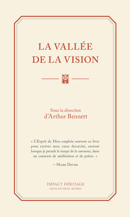 La vallée de la vision (édition spéciale noire cuir composite, tranche or)