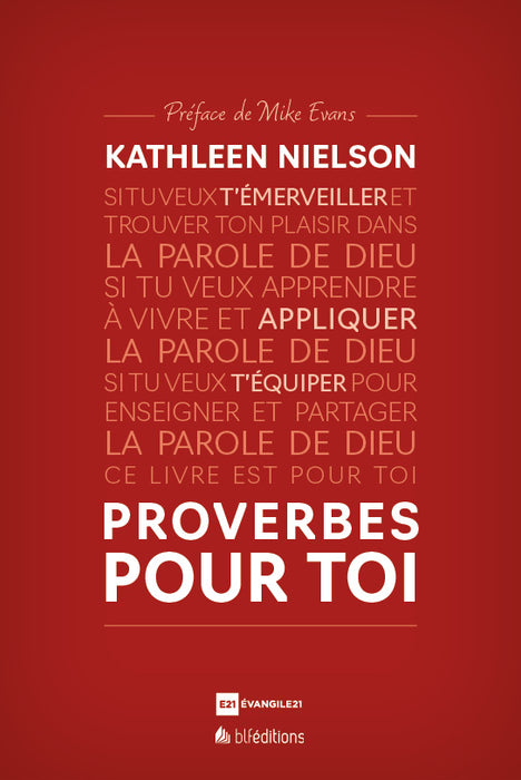 Proverbes pour toi (Version reliée)
