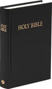 Anglais, Bible King James Version, KJV, rigide, noir