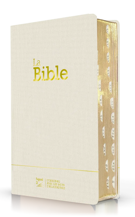 Bible Segond 21 compacte premium style (tranches dorées et onglets)