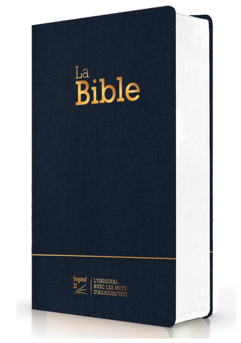 Bible Segond 21 compacte premium style (bleu marine)