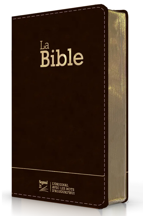 Bible Segond 21 compacte premium style cuir anthracite