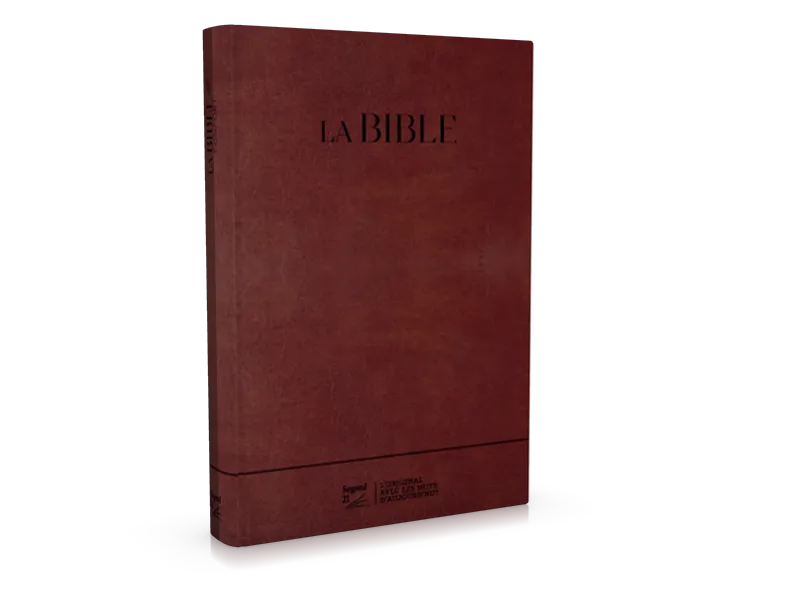 Bible Segond 21 Confort, Souple en fibrocuir, brun
