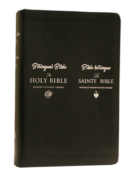 Occasion - Bible bilingue anglais-français ESV-Colombe Noir souple