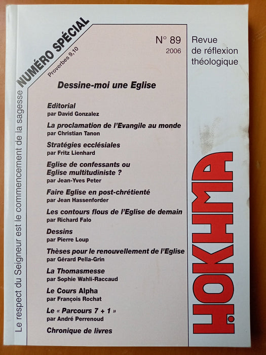 Occasion - Hokhma n°89