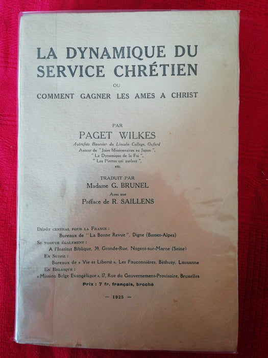 La dynamique du service chrétien