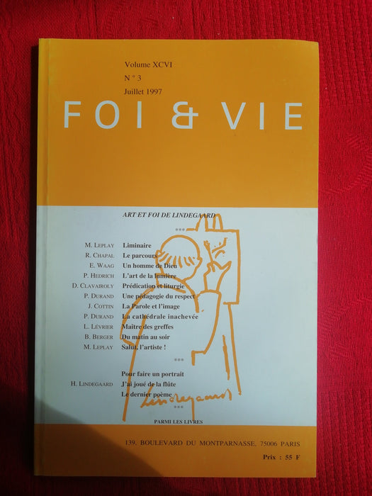 Occasion - Foi et Vie - 3 Juillet 1997