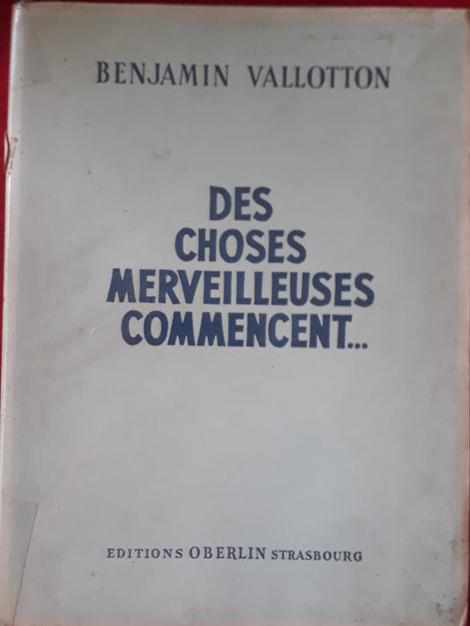 Occasion - Des choses merveilleuses commencent ...
