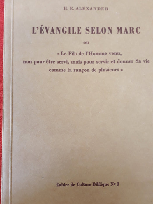 L'Évangile selon Marc