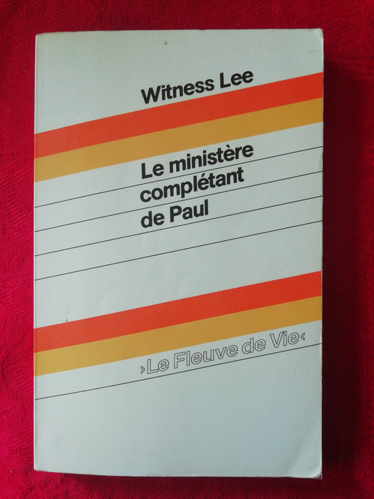 Occasion - Le ministère complétant de Paul