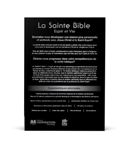 Bible Segond 1910 Esprit et Vie Deluxe
