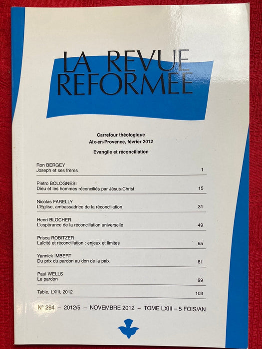 La Revue réformée #264