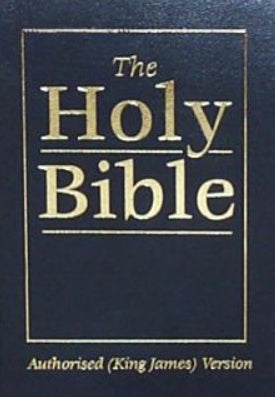 Anglais, Bible King James Version, KJV, Pf Royal Ruby, broché Souple, Bleu.