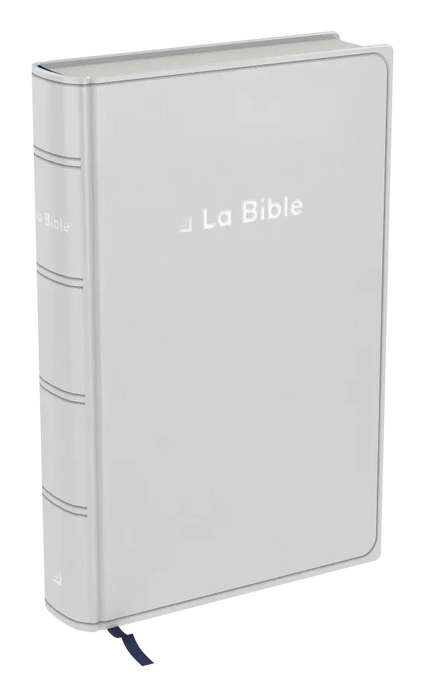 Bible Darby révisée format compact, souple gris, tranche argent
