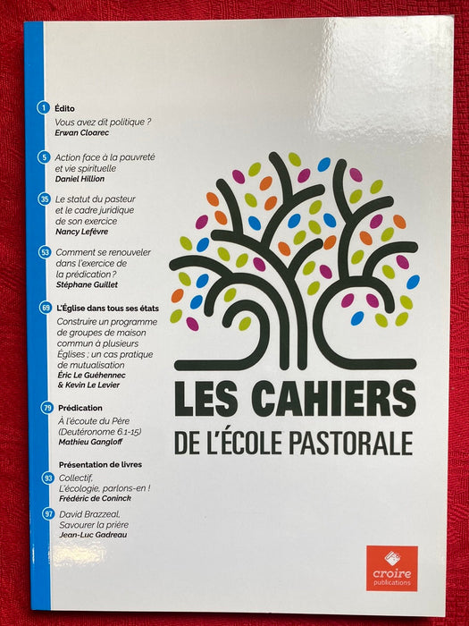 Occasion - Les cahiers de l'école pastorale - 123