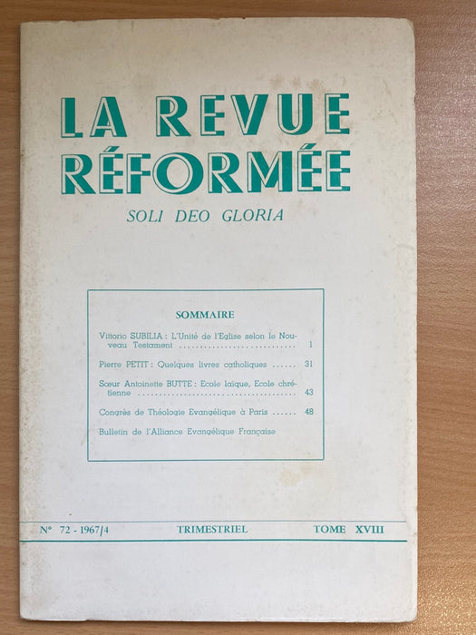 Occasion - La revue réformée #72 1967/4