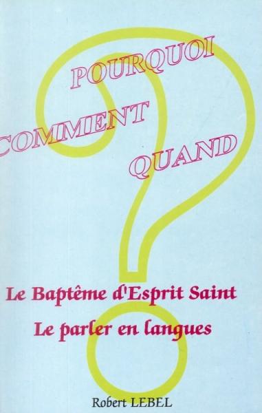 Le baptême d'Esprit Saint