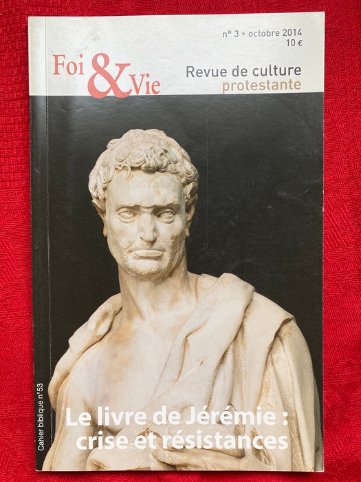 Occasion - Foi et Vie 3 Octobre 2014