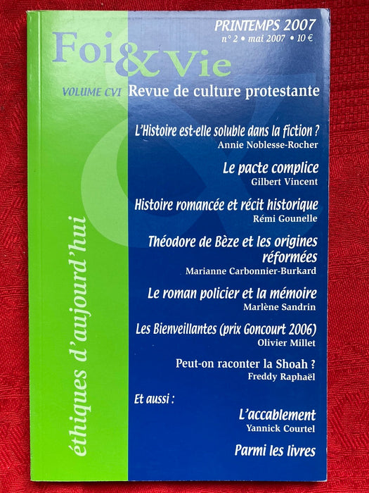 Occasion - Foi et Vie 2 Mai 2007