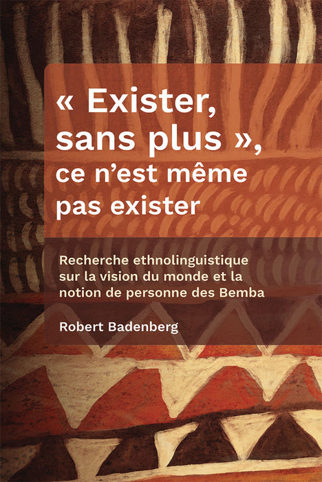 « Exister, sans plus », ce n'est même pas exister