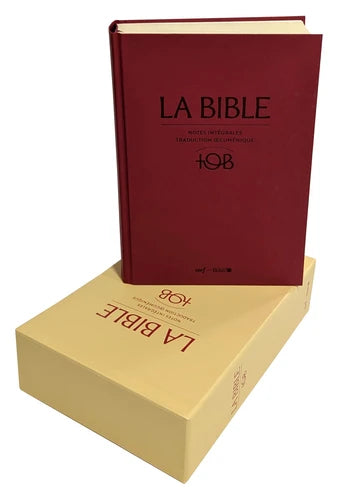 Bible TOB (Traduction Oecuménique de la Bible) Rouge rigide avec étui