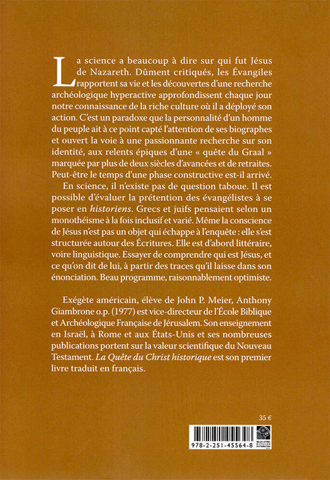 La Quête du Christ historique