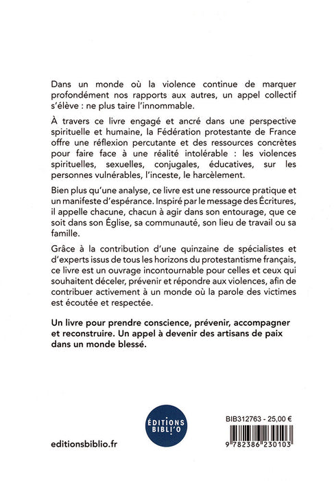 Comprendre et lutter contre les violences en protestantisme