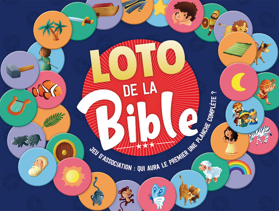 Loto de la Bible - Jeu d'association : Qui aura le premier une planche complète ?