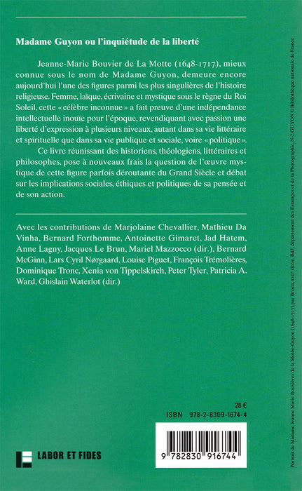 Madame Guyon ou l’inquiétude de la liberté