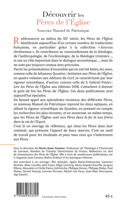 Découvrir les Pères de l’Église
