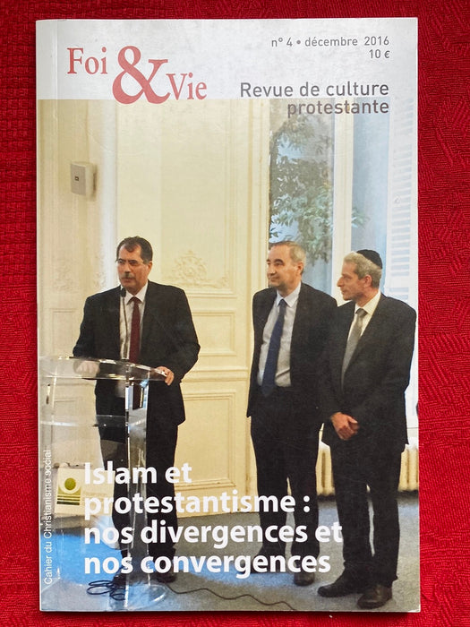 Occasion - Foi et Vie 4 Décembre 2016