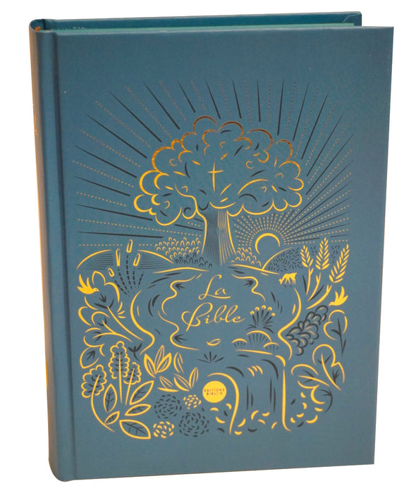 Bible nouvelle français courant (NFC) en fer à dorer avec tranches colorées