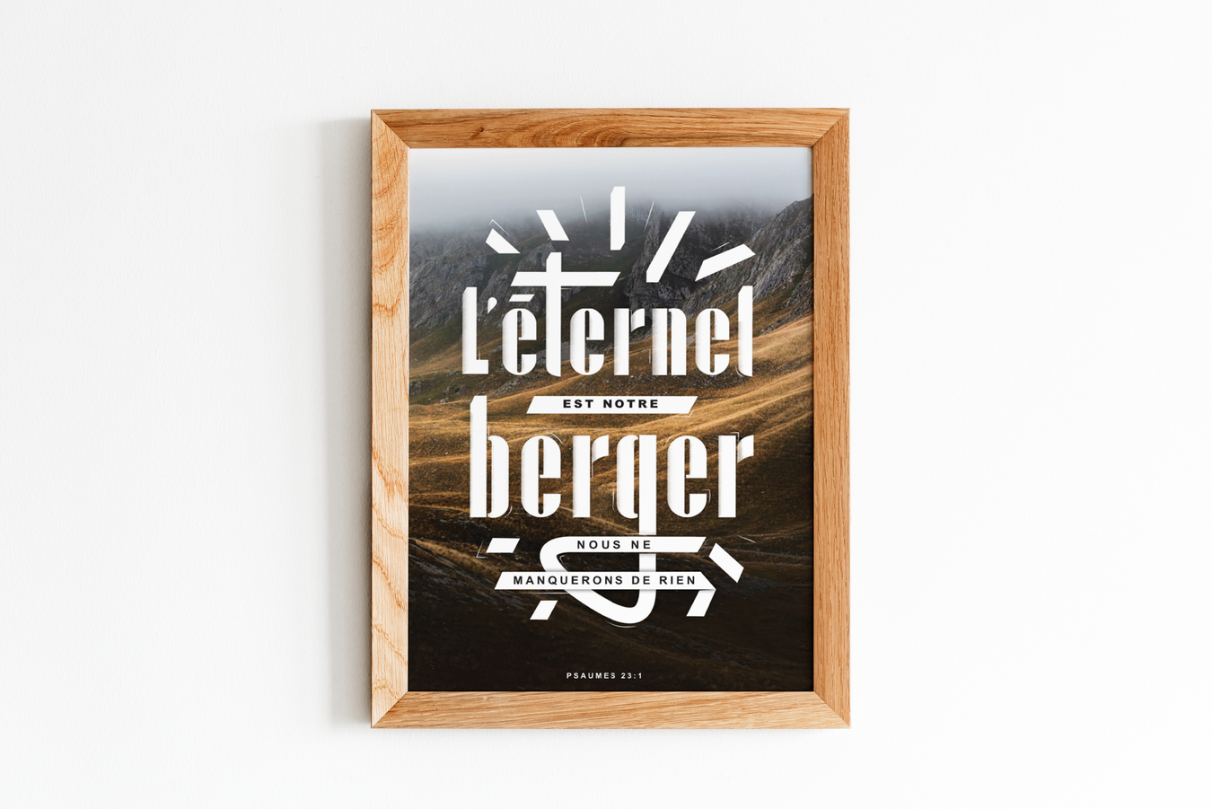 Affiche A3 - Verset biblique