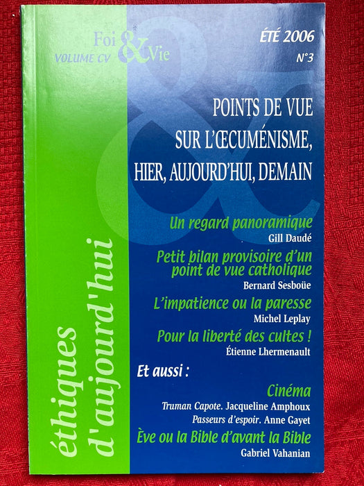 Occasion - Foi et Vie 3 été 2006