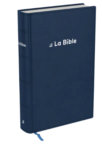 Bible Darby révisée format compact, souple bleu, tranche argent