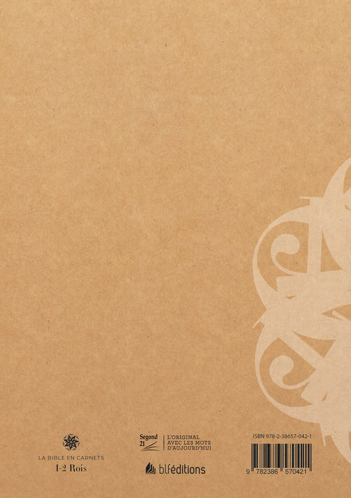 La Bible en carnets - 1 et 2 Rois