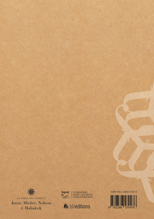 La Bible en carnets - Jonas, Michée, Nahum et Habakuk
