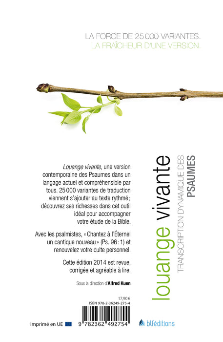 Louange vivante [Relié]