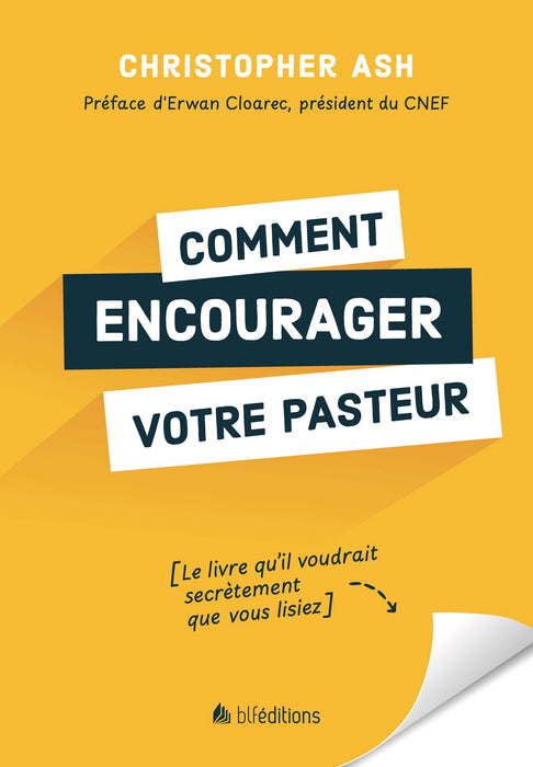 Ebook - Comment encourager votre pasteur