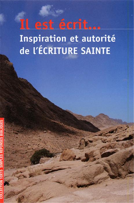 Inspiration et autorité de l'Écriture