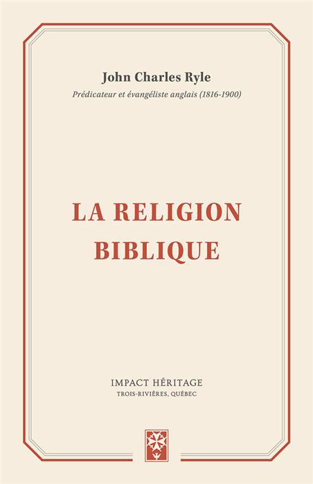 Occasion - La religion biblique