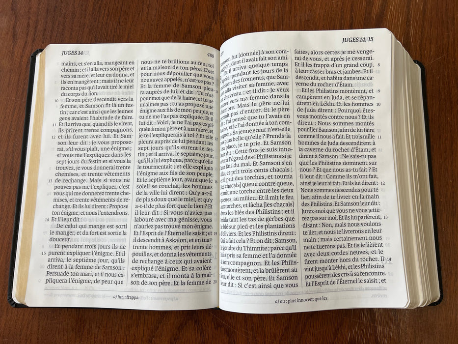 La Sainte Bible, Darby (gros caractères)