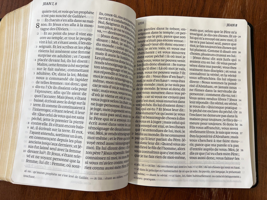 La Sainte Bible, Darby (gros caractères)