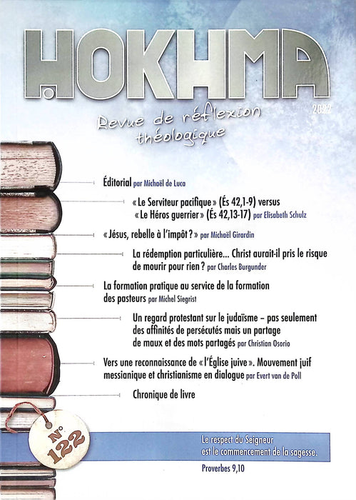 Occasion - Hokhma n°122