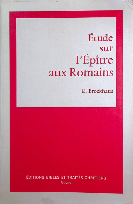 Etude sur l'Epître aux Romains