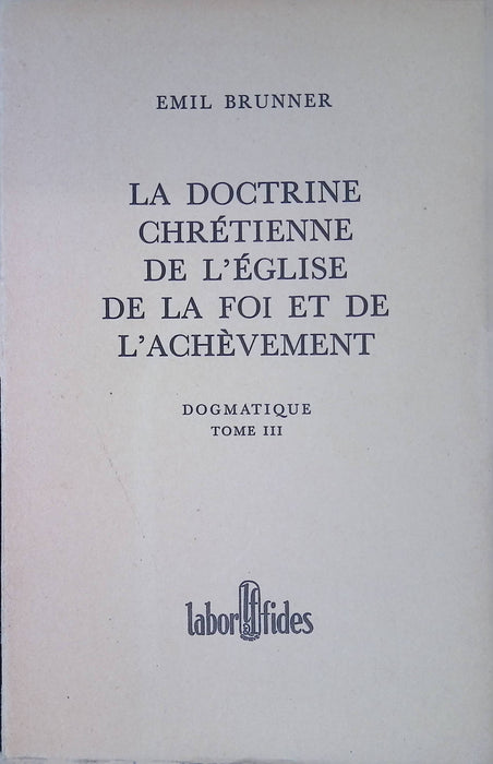 La doctrine chrétienne
