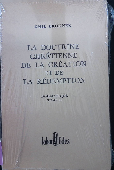 La doctrine chrétienne de la création et de la rédemption