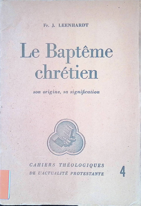 Le baptême chrétien
