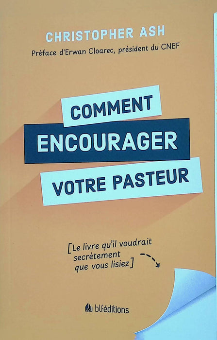 Occasion - Comment encourager votre pasteur
