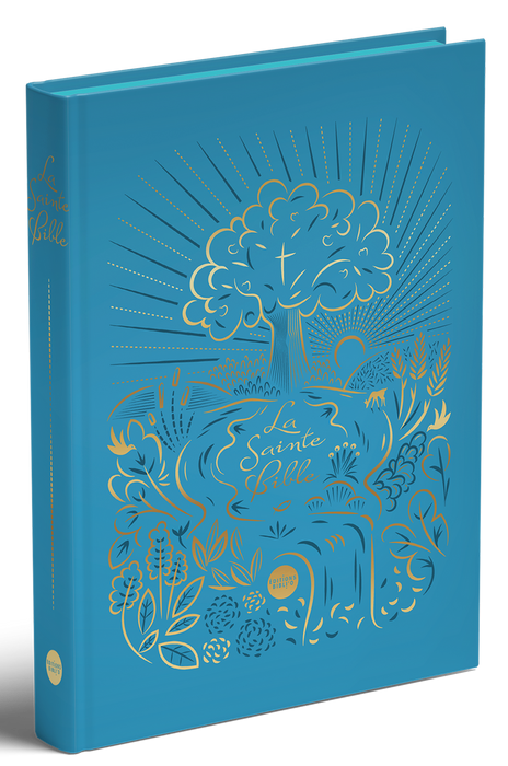 Bible nouvelle français courant (NFC) en fer à dorer avec tranches colorées